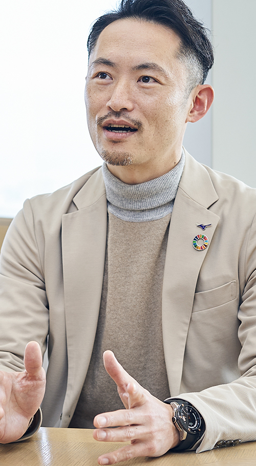 ミズノのカーボンフットプリント算定における実務面での取り組み